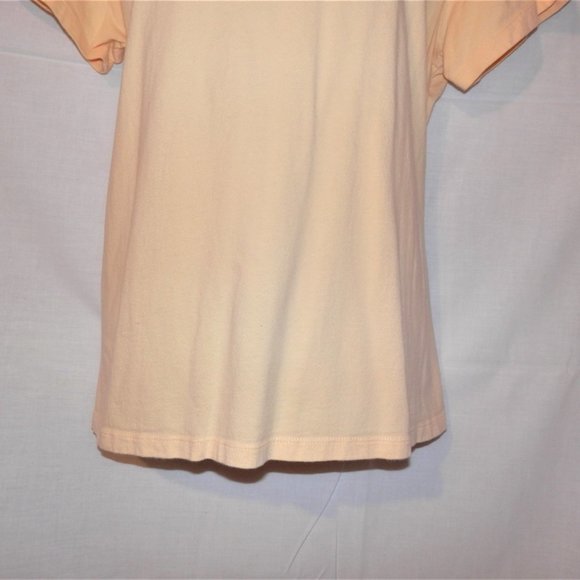 XL Lady Bug Grandkids Embroidered Top Yellow H586 - Picture 4 of 6